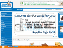 Tablet Screenshot of anything4restaurants.com